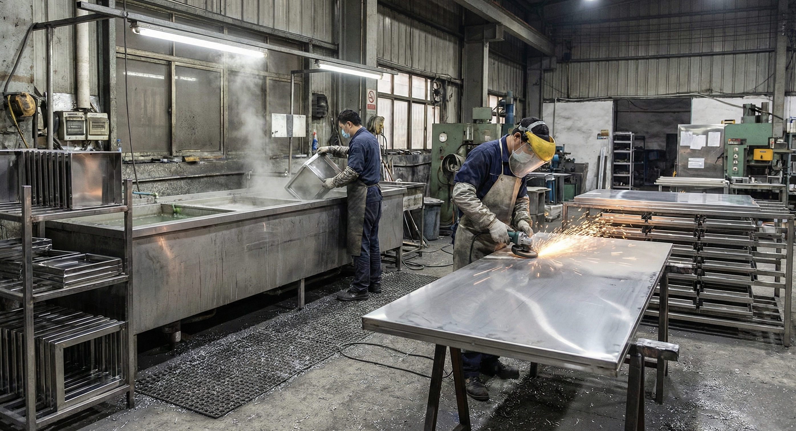 Metal kaplama ve yüzey işlemi uygulama süreci